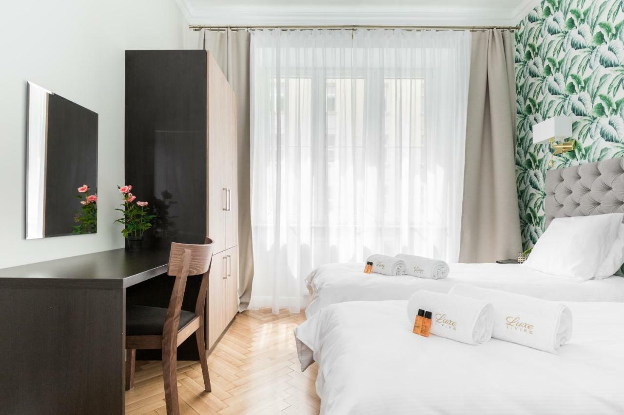 Luxe Living Krakow Apartment Bagian luar foto